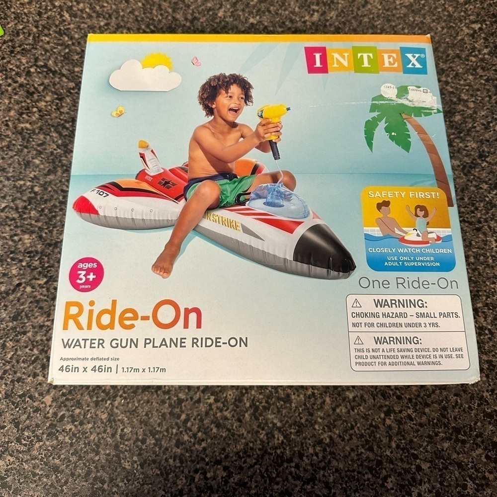 INTEX Water Gun Plane Inflatable Pool Float